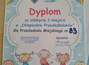 „Olimpiada Przedszkolaków” w SP nr 4